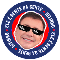 Selo Ele é gente da gente, Ditinho de óculos escuros